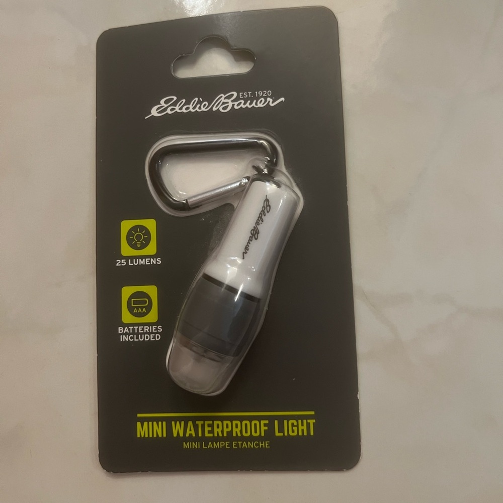 Eddie Bauer White Mini Waterproof Light